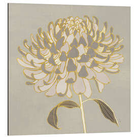 Tableau en aluminium Jardin Dahlia IV