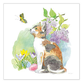 Print  Easter Kitten II - Beth Grove