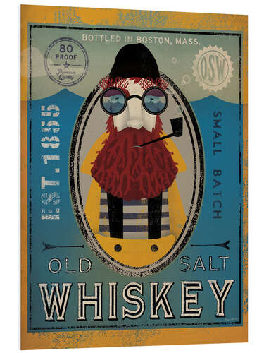 Tableau en PVC Old Salt Whiskey