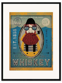 Framed art print Fisherman IV Old Salt Whiskey