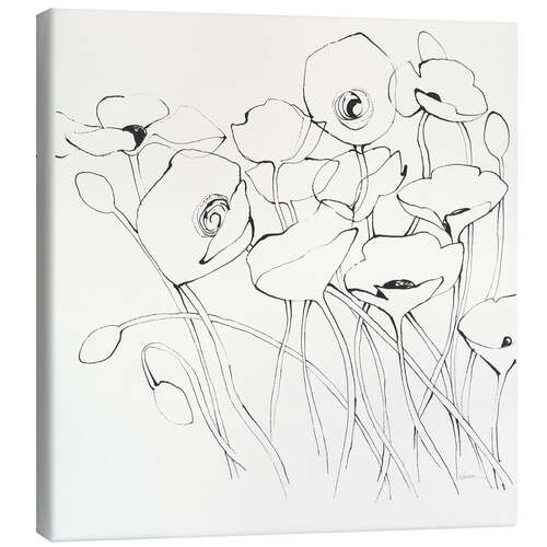 Canvas print Poppies Study I