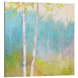 Magnettafel Junge Bäume im Frühling I