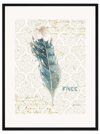 Gerahmter Kunstdruck Indigold XX