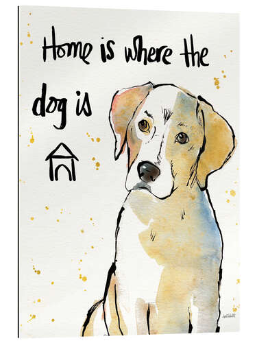 Gallery print Home is where the dog is