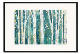 Gerahmter Kunstdruck Birken im Frühling