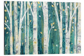 Magnettafel Birken im Frühling