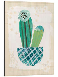 Aluminium print Cactus collage II