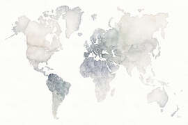 Magnettafel Aquarell Wanderlust - Laura Marshall