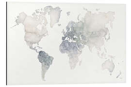 Magnettafel Aquarell Wanderlust