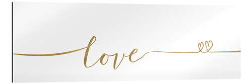 Stampa su plexi-alluminio Love