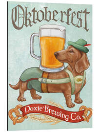 Magnettafel Dackel III Oktoberfest