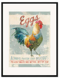 Gerahmter Kunstdruck Bauernhof Nostalgie VI