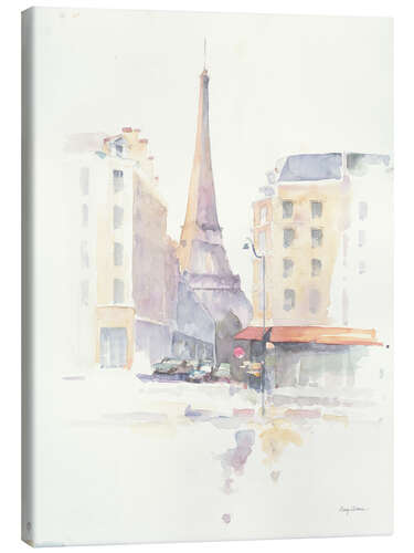 Leinwandbild Paris am Morgen