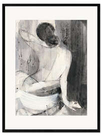 Gerahmter Kunstdruck Abend II
