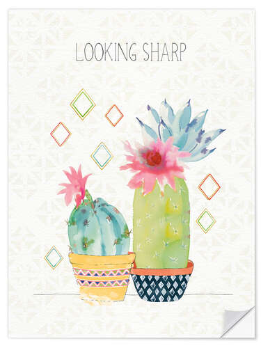 Wall sticker Sweet succulents III