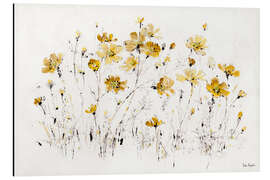 Magnettafel Wildblumen in gelb I