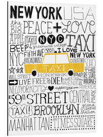 Tableau en aluminium Typiquement new-yorkais