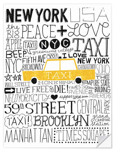 Wall sticker Typically NYC III