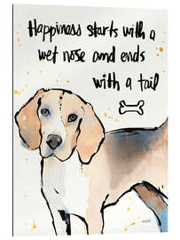 Galleriprint Dogs make happy (English)