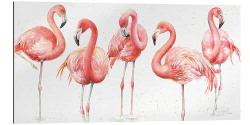 Galleriprint Pink flamingos VIII