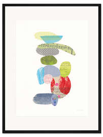 Gerahmter Kunstdruck Gute Laune Balance III