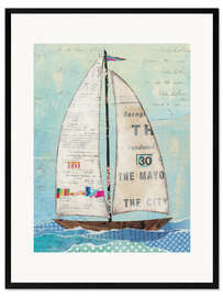 Gerahmter Kunstdruck Bei der Regatta III