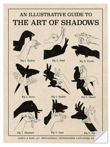 Sisustustarra The Art of Shadow Play X