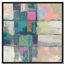 Gerahmter Kunstdruck Island Hues II