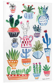 Tableau en PVC Cactus funky I