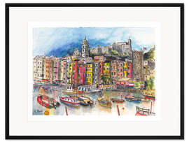 Gerahmter Kunstdruck Portovenere