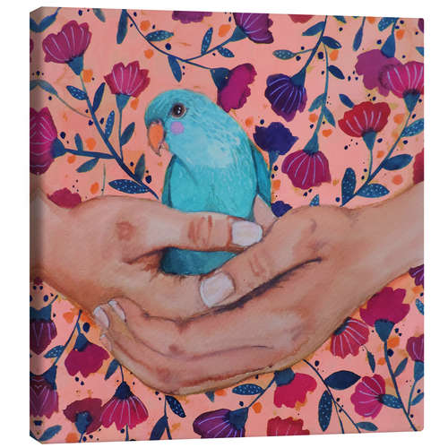 Canvas print entre tes mains
