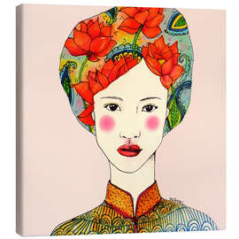 Canvas print LOTUS GIRL