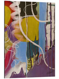 Magnettafel Welt verrückt