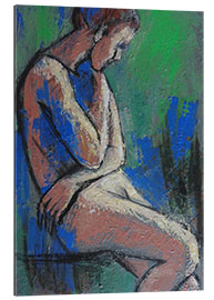 Quadro em plexi-alumínio In The Garden - Female Nude