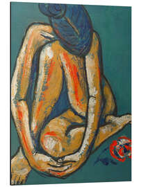 Magnettafel In Love - Akt mit Rose