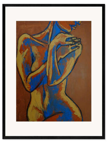 Framed art print Graceful Lady - Female Nude
