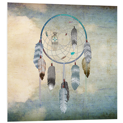 Foam board print dream catcher