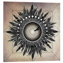 Gallery print crone moon mandala