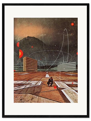 Plakat artystyczny premium w ramie Tracing your Steps