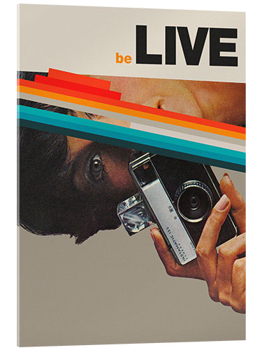 Acrylic print beLive