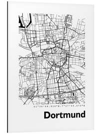 Magnettafel Stadtplan von Dortmund II