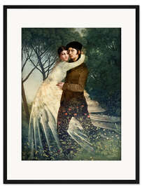 Gerahmter Kunstdruck Josh und Abi