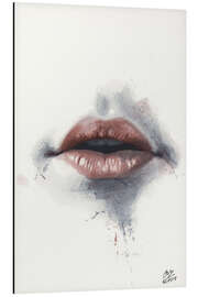 Magnettafel Flüsternde Lippen