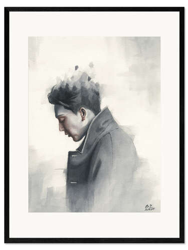 Framed art print Small watercolor 07