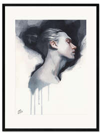 Ingelijste kunstdruk Small watercolor 01