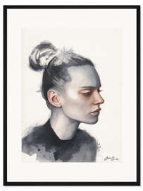 Gerahmter Kunstdruck Zuhören