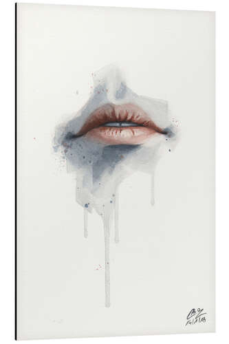 Print på aluminium Watercolor study 05
