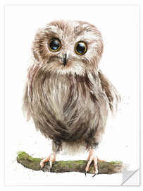 Wall sticker baby owl