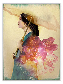 Wandbild  Kimono - Catrin Welz-Stein