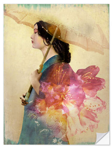 Selvklæbende plakat Kimono